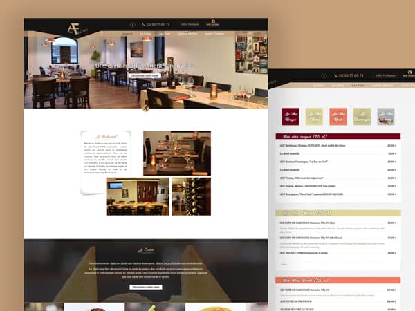 Capture du projet Au Ferleo | Restaurant gastronomique. Site élégant avec menu, réservation et galerie photo.